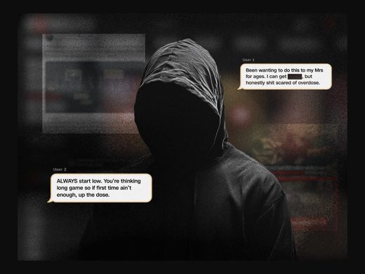 Cover image for the online rape academy investigation.